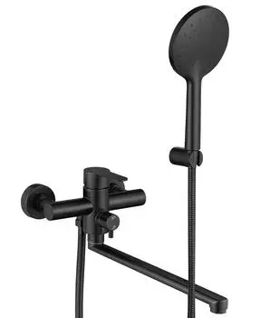 Смеситель Fmark FS8224H для ванны с душем черный