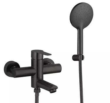 Смеситель Fmark FS8304H для ванны с душем черный