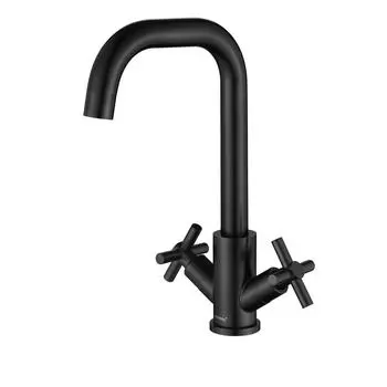 Смеситель Fmark FS8412H для кухонной мойки черный