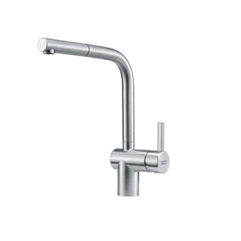 Смеситель Franke Atlas Neo 115.0521.438 для кухонной мойки, с выдвижным шлангом, сталь