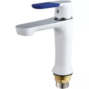 Смеситель Frap H34 F1034 для раковины белый/хром