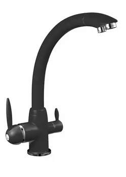 Смеситель G-Lauf GOP18-A093KB для кухни, черный