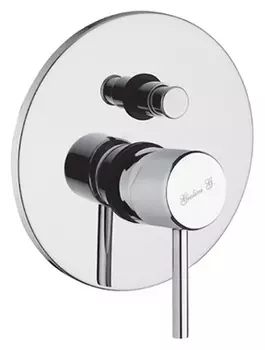 Смеситель для душа Giulini Futuro F6513 с переключателем на 2 потребителя, хром (F6563)