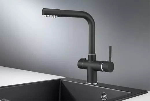 Смеситель Granula Gr-2088 для кухонной мойки, турмалин