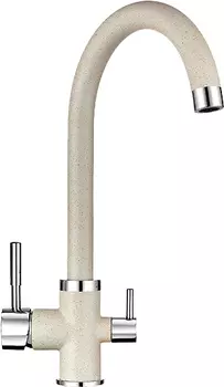 Смеситель Granula GR-2168 для кухонной мойки, пирит