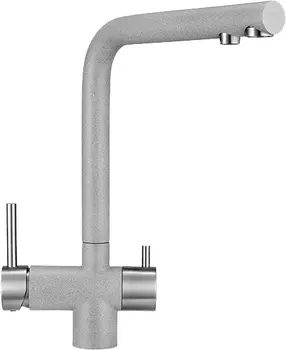 Смеситель Granula GR-2305 для кухонной мойки, базальт