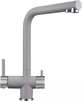 Смеситель Granula GR-2305 для кухонной мойки, алюминиум