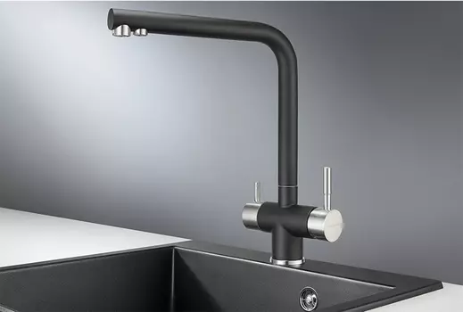 Смеситель Granula Gr-2305 для кухонной мойки, турмалин