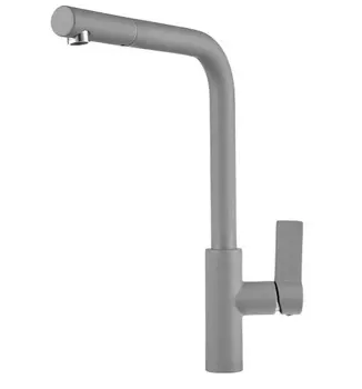 Смеситель Granula GR-2502 для кухонной мойки, алюминиум