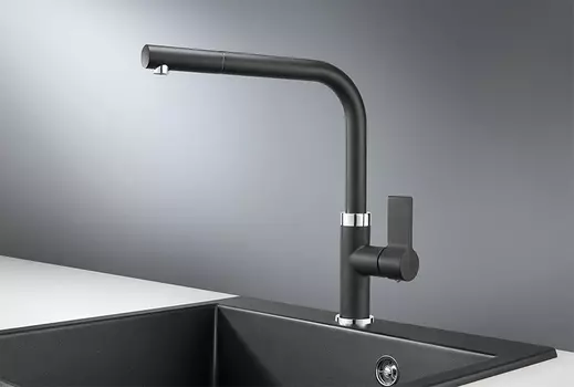 Смеситель Granula Gr-2502 для кухонной мойки, турмалин