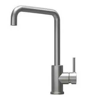 Смеситель Granula Kitchen Space 7110 для кухонной мойки, сталь матовая