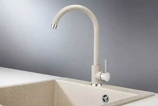 Смеситель Granula ST-4031 для кухонной мойки, пирит