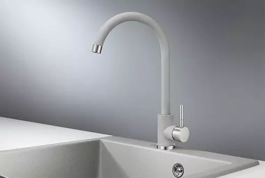 Смеситель Granula ST-4031 для кухонной мойки, базальт