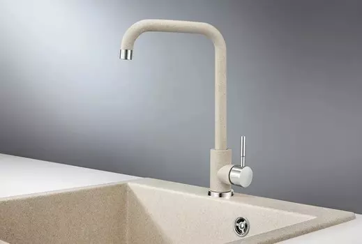 Смеситель Granula ST-4033 для кухонной мойки, пирит