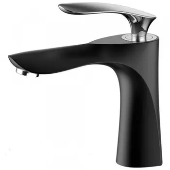 Смеситель Grocenberg GB2001BC для раковины черный/хром