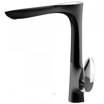 Смеситель Grocenberg GB4001 для кухни черный/хром