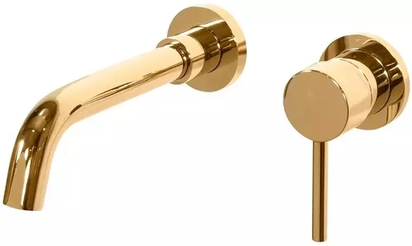 Смеситель Grocenberg GB511GO для раковины, встраиваемый, золото
