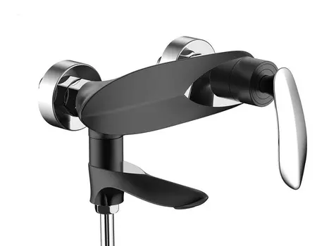 Смеситель Grocenberg GB8001BC для ванны черный/хром