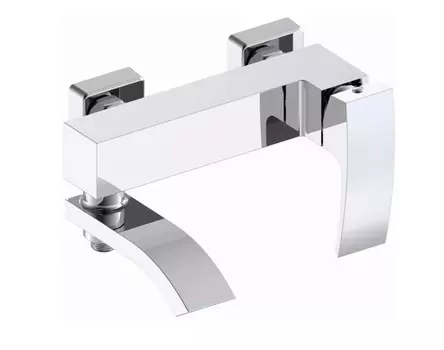 Смеситель Grocenberg GB8007WC для ванны, хром/белый