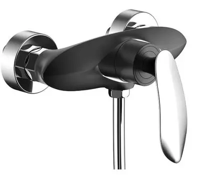 Смеситель Grocenberg GB9001BC для душа, черный/хром