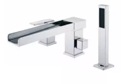 Смеситель Grocenberg GB 6008-2 на борт ванны хром