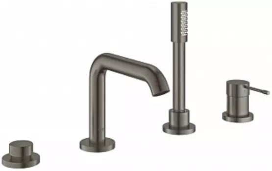 Смеситель Grohe Essence New 19578AL1 на борт ванны, темный графит матовый
