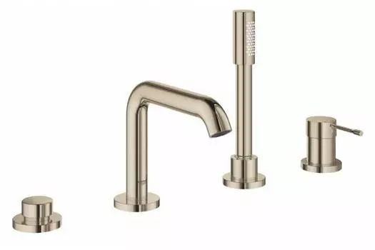 Смеситель Grohe Essence New 19578BE1 на борт ванны, никель глянец