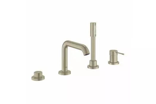 Смеситель Grohe Essence New 19578EN1 на борт ванны, никель матовый