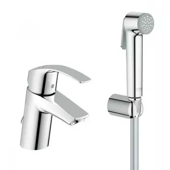 Смеситель Grohe Eurosmart New 23124002 для раковины, с гигиеническим душем