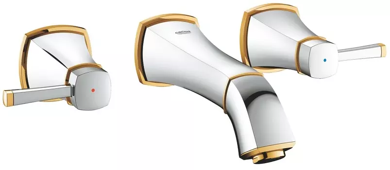 Смеситель Grohe Grandera 20414IG0 для раковины, хром/золото