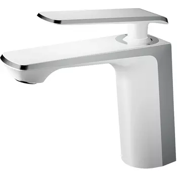 Смеситель Haiba HB10548-8 для раковины, белый/ хром