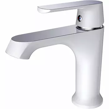 Смеситель Haiba HB10804 для раковины белый, хром