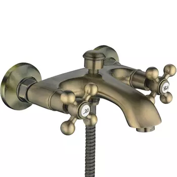 Смеситель Haiba HB3119-4 для ванны с душем, бронза