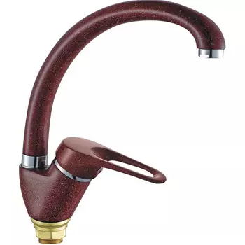 Смеситель Haiba HB4113-11 для кухни, бордовый