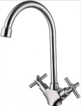 Смеситель Haiba HB49808 для кухни сталь