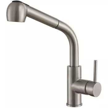 Смеситель Haiba HB70304-2 для кухни сталь