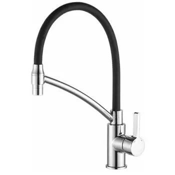 Смеситель Haiba HB73643-7 для кухни черный