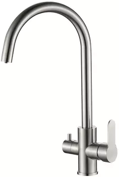 Смеситель Haiba HB76801 для кухонной мойки, сталь