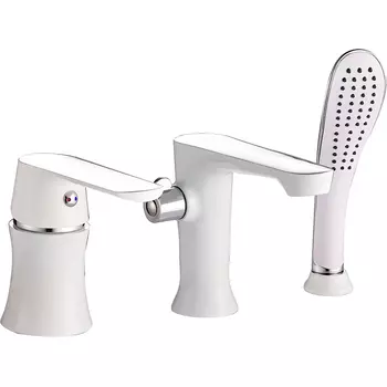 Смеситель Haiba HB80804 для ванны с душем, белый