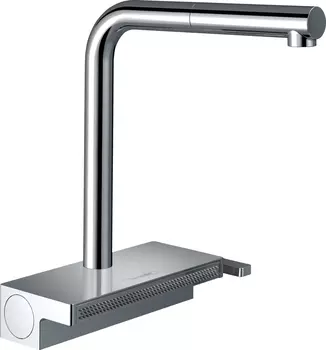 Смеситель Hansgrohe Aquno Select M81 73836000 для кухонной мойки, хром
