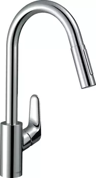Смеситель Hansgrohe Focus M41 73880000 для кухонной мойки, хром