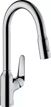 Смеситель Hansgrohe Focus M42 71800000 для кухонной мойки, хром