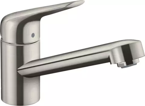 Смеситель Hansgrohe Focus M42 71808800 для кухонной мойки, сталь