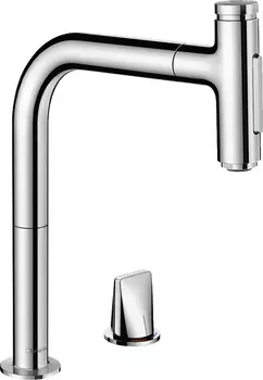 Смеситель Hansgrohe Metris Select 73818000 для кухонной мойки