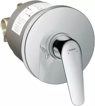 Смеситель Hansgrohe Novus 71068000 С ВНУТРЕННЕЙ ЧАСТЬЮ для душа