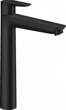 Смеситель Hansgrohe Talis E 71716670 для раковины, со сливным гарнитуром, черный матовый