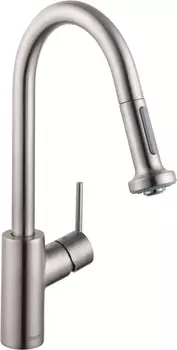 Смеситель Hansgrohe Talis M52 73863800 для кухонной мойки, сталь