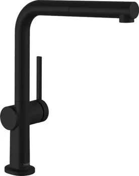 Смеситель Hansgrohe Talis M54 72808670 для кухонной мойки, матовый черный