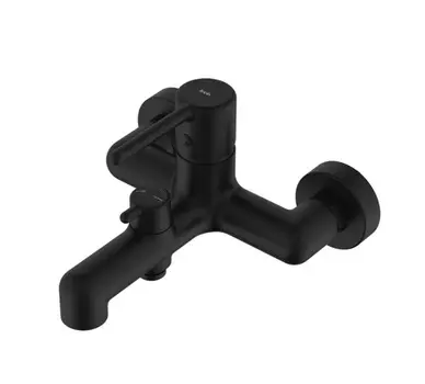 Смеситель Iddis Aiger AIGBL00i02WA для ванны с душем, черный матовый