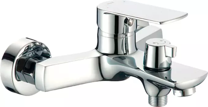 Смеситель IDDIS Plank PLASB02i02WA для ванны с душем, хром